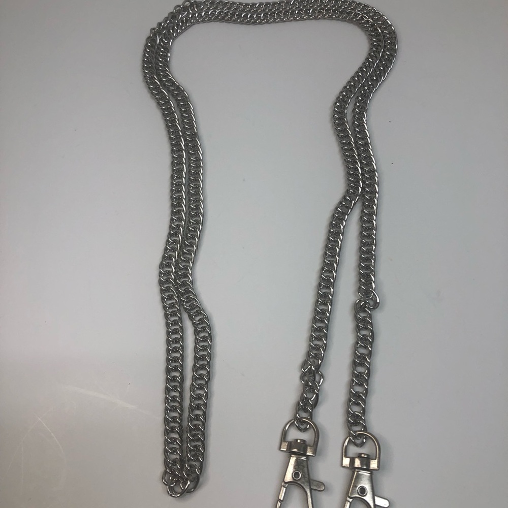 Silver Chain Strap with Lobster Clasps - Silver 47’ - Picture 4 of 4